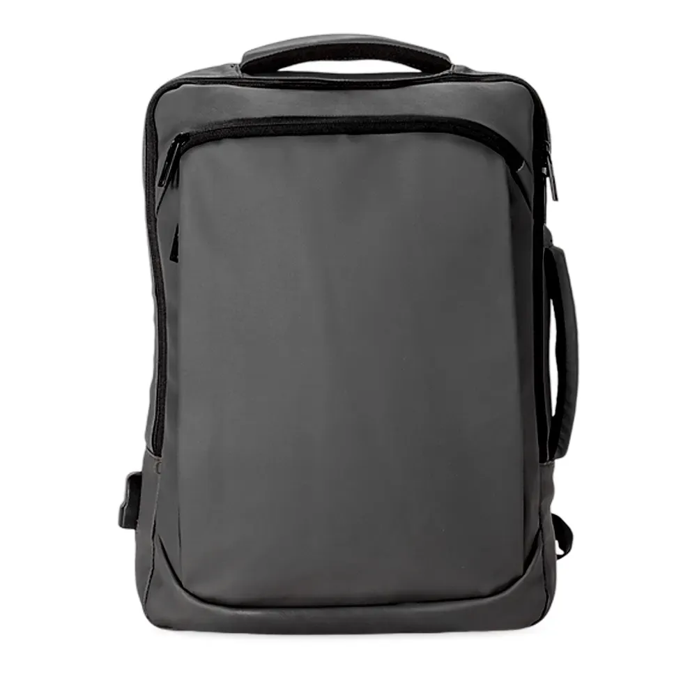 Mochila Oxford 900D USB 22L personalizada cinza escuro