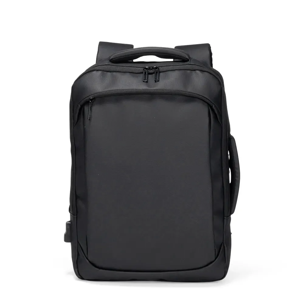 Mochila Oxford 900D USB 22L personalizada preta