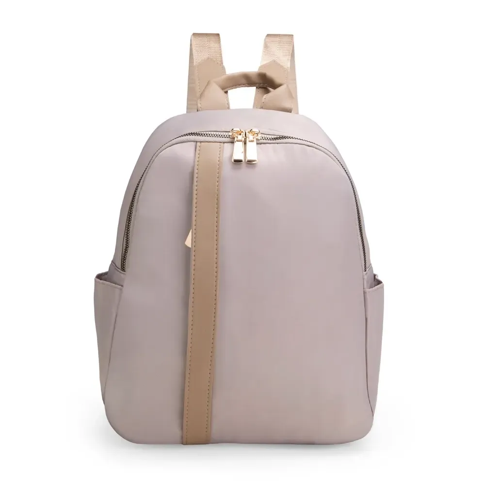 Mochila Feminina Oxford 11L antifurto personalizada em rosa claro