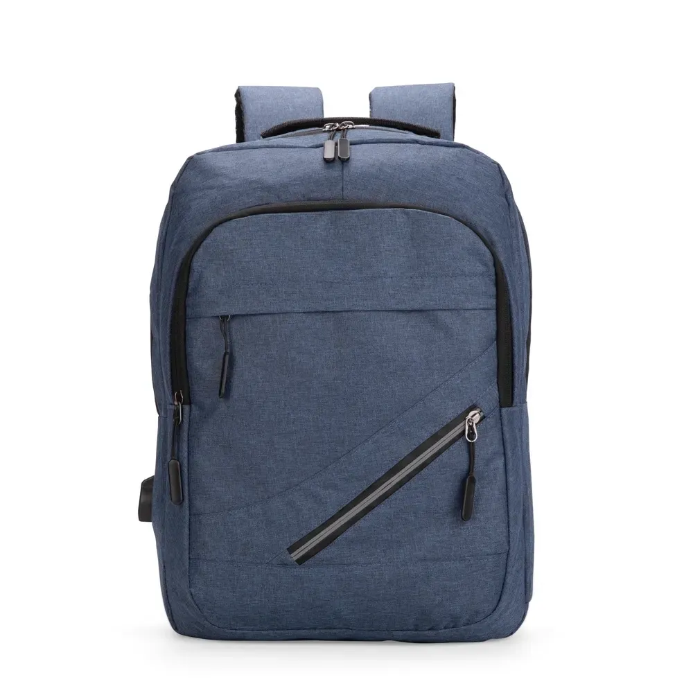 Mochila Oxford USB 18L personalizada azul