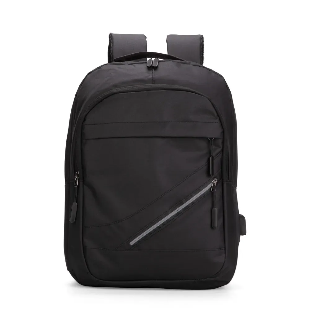 Mochila Oxford USB 18L personalizada preta