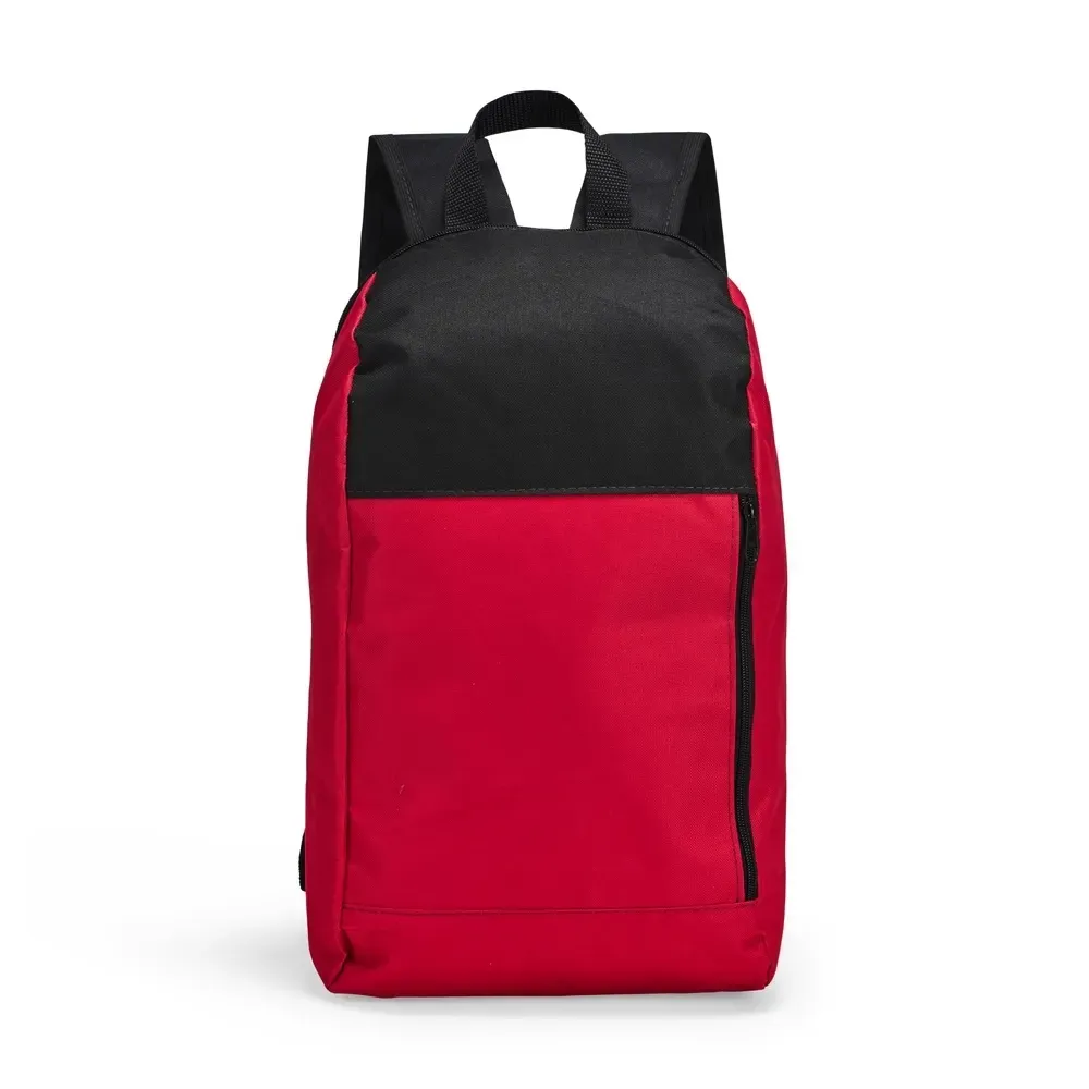 Mochila Poliéster 14L personalizada em vermelho