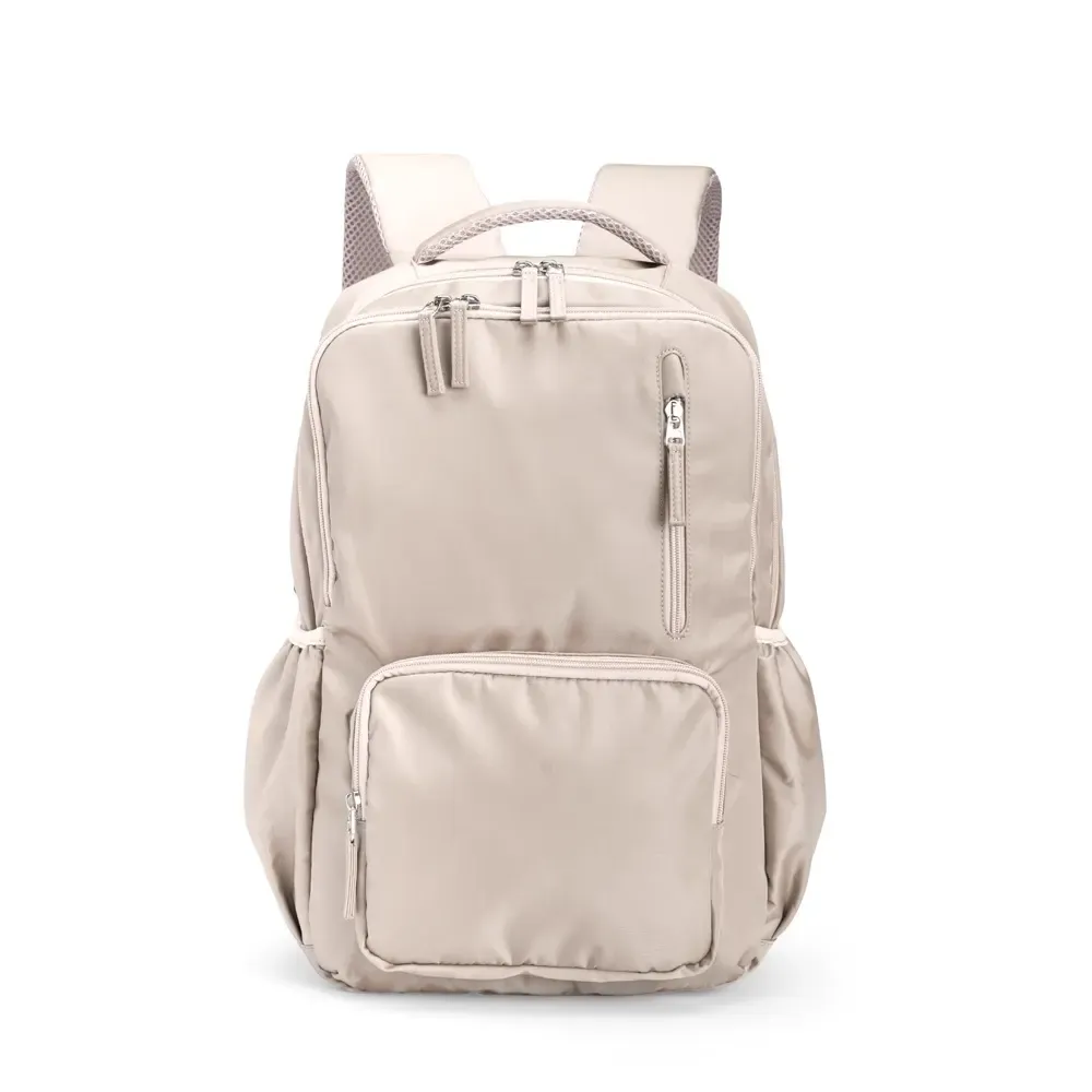 Mochila Poliéster 23L personalizada em creme