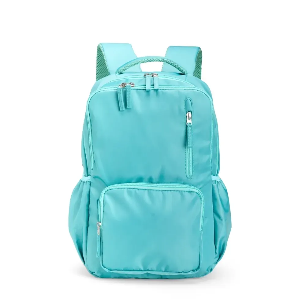 Mochila Poliéster 23L personalizada em verde água
