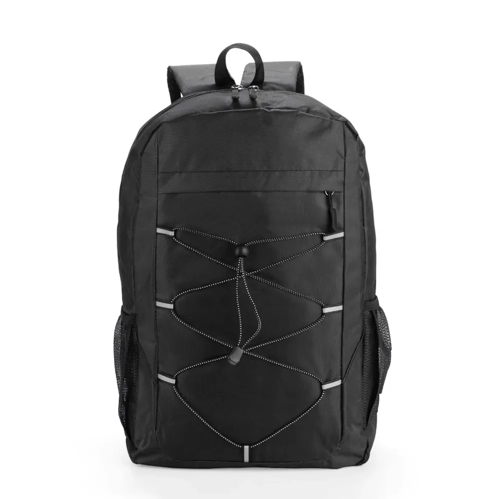 Mochila Poliéster 300D 23L personalizada preta