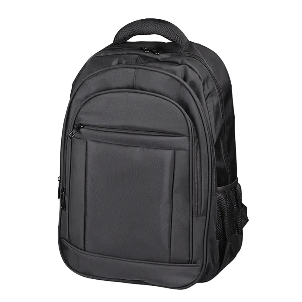 Mochila personalizada de poliéster, 34 litros, cor preta