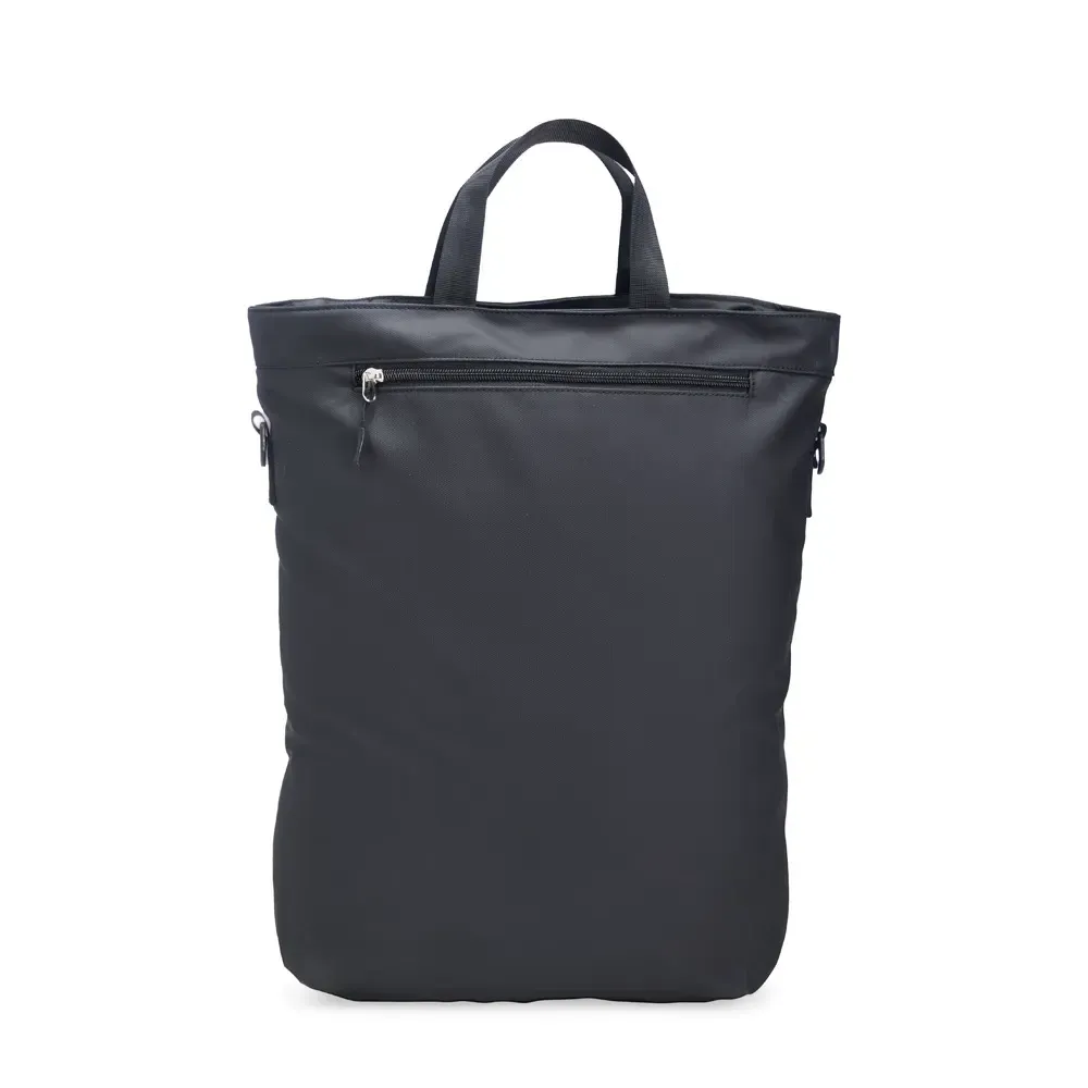Mochila saco PU 26L 3 em 1 personalizada em preto