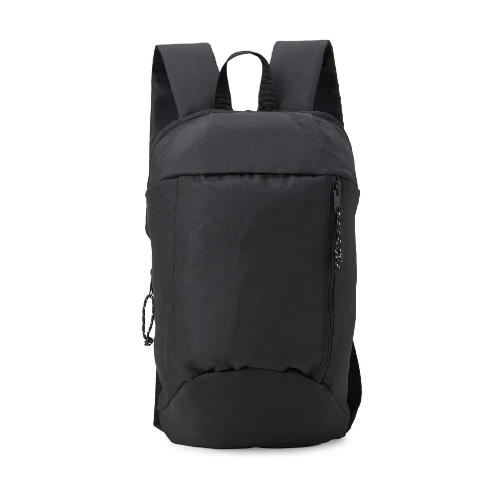Mochila rPET 12L sustentável personalizada em preto