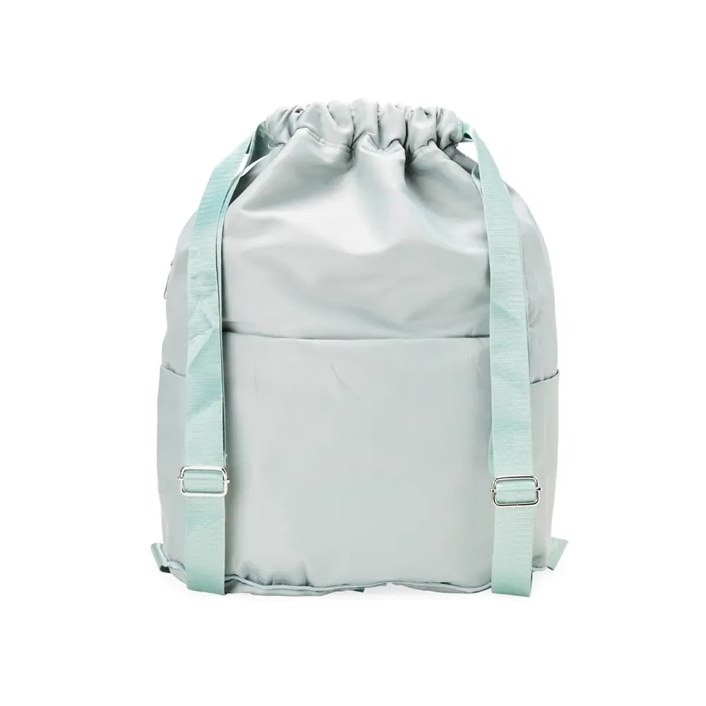 Mochila saco personalizada impermeável, cor verde