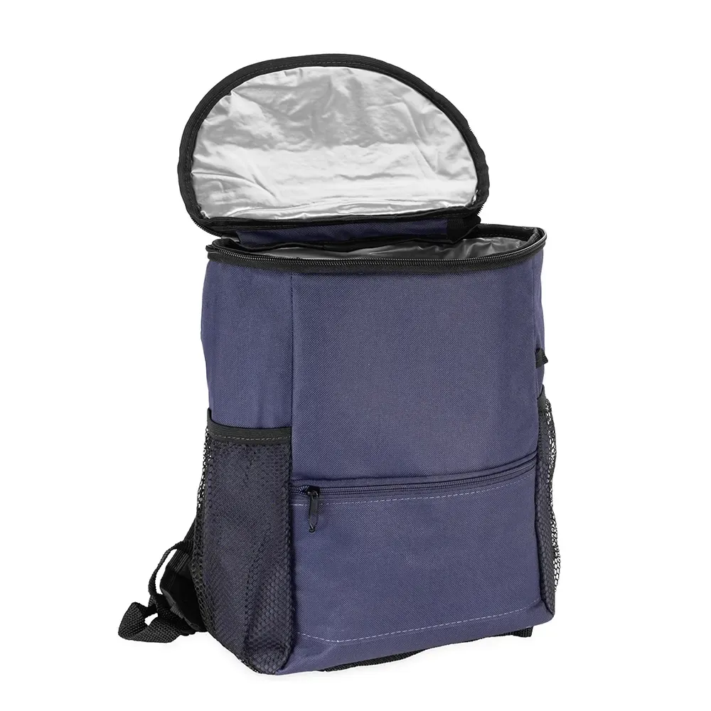 Mochila Térmica Nylon 10L personalizada em azul-marinho