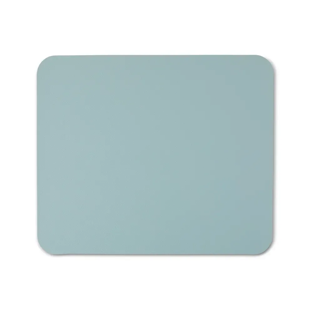 Mouse pad em couro sintético personalizado, cor azul
