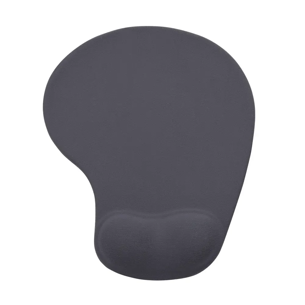Mouse pad ergonômico em neoprene personalizado, cor cinza