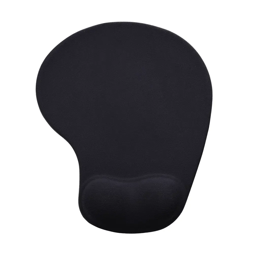 Mouse pad ergonômico em neoprene personalizado, cor preto