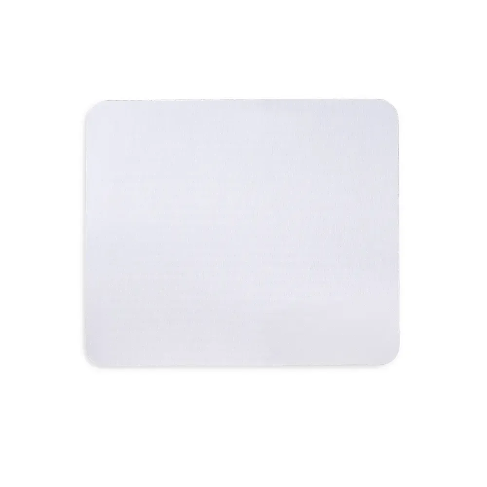 Mouse pad em poliéster personalizado, cor branco