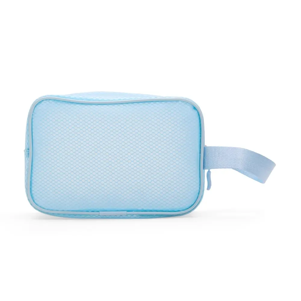 Nécessaire personalizada em EVA fosco, cor azul