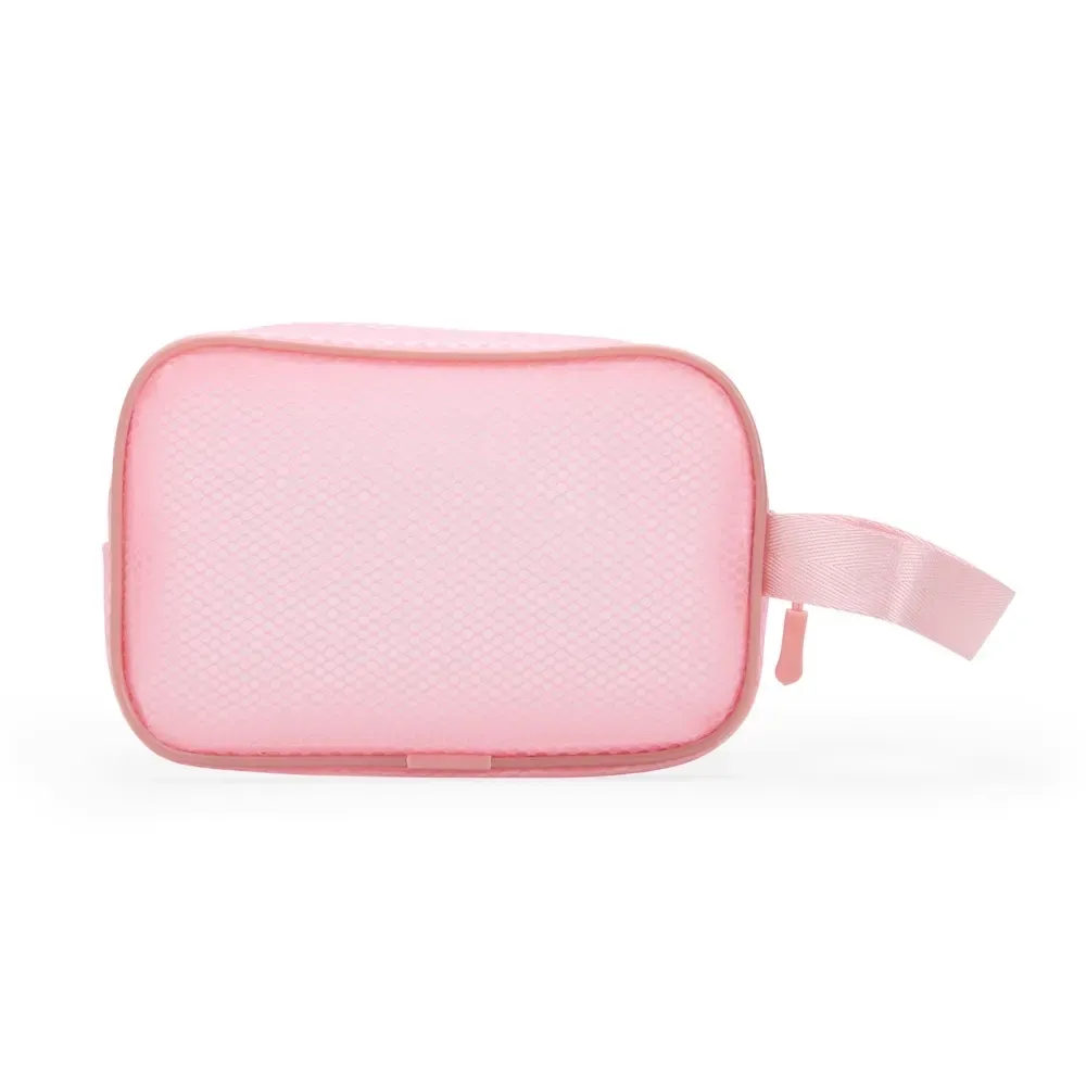 Nécessaire personalizada em EVA fosco, cor rosa