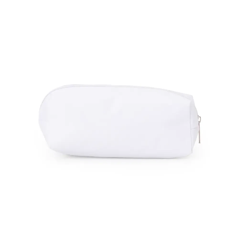 Nécessaire personalizada de nylon colorida, cor branca