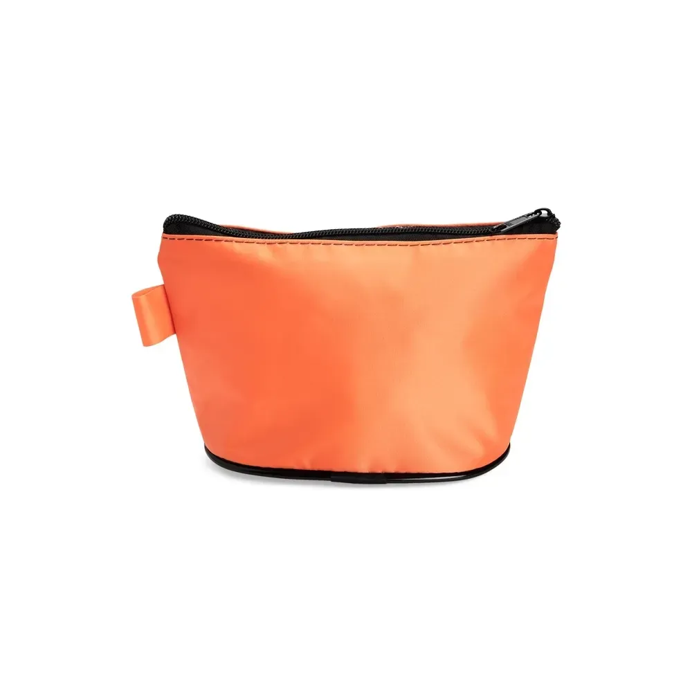 Nécessaire de Nylon Impermeável com 9 Cores Personalizada, cor laranja
