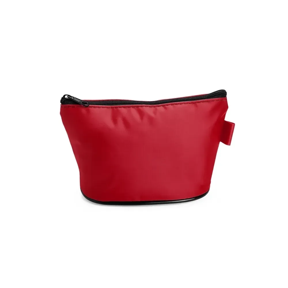 Nécessaire de Nylon Impermeável com 9 Cores Personalizada, cor vermelho