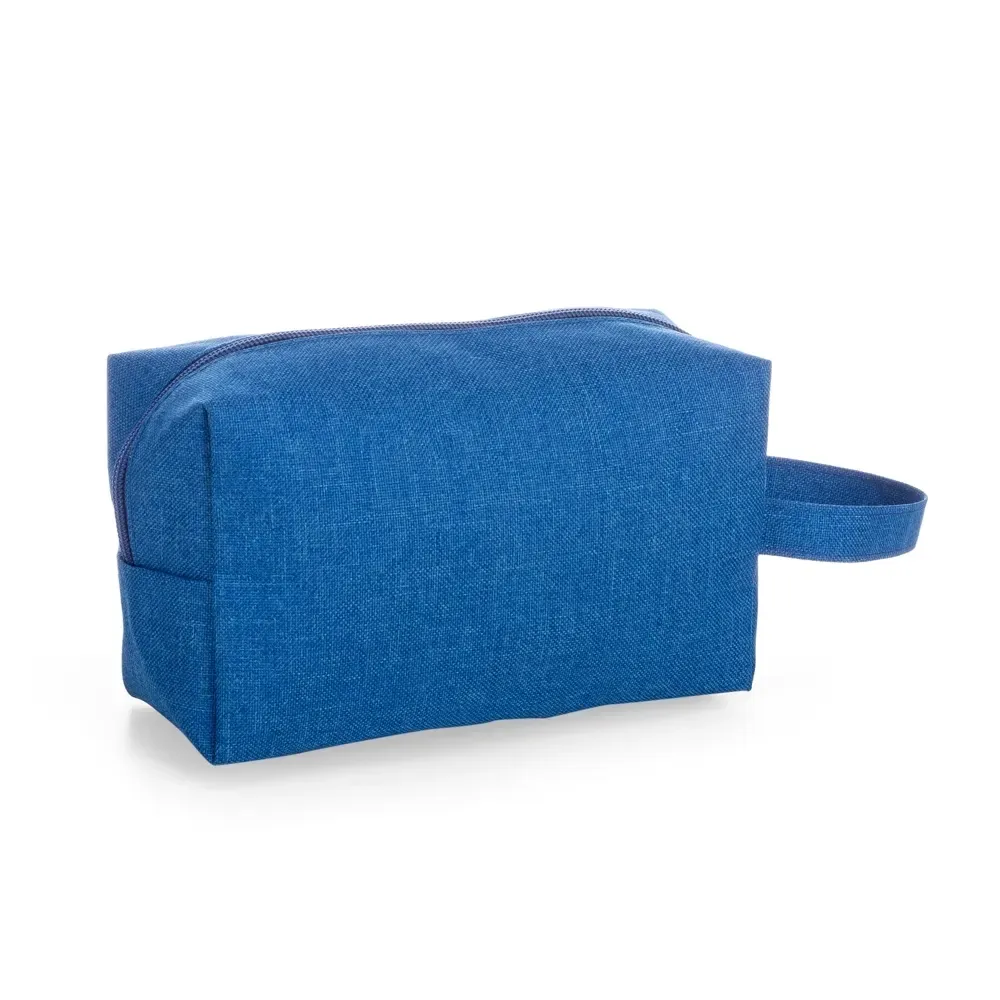 Nécessaire de Nylon Multiuso Personalizada, cor azul claro
