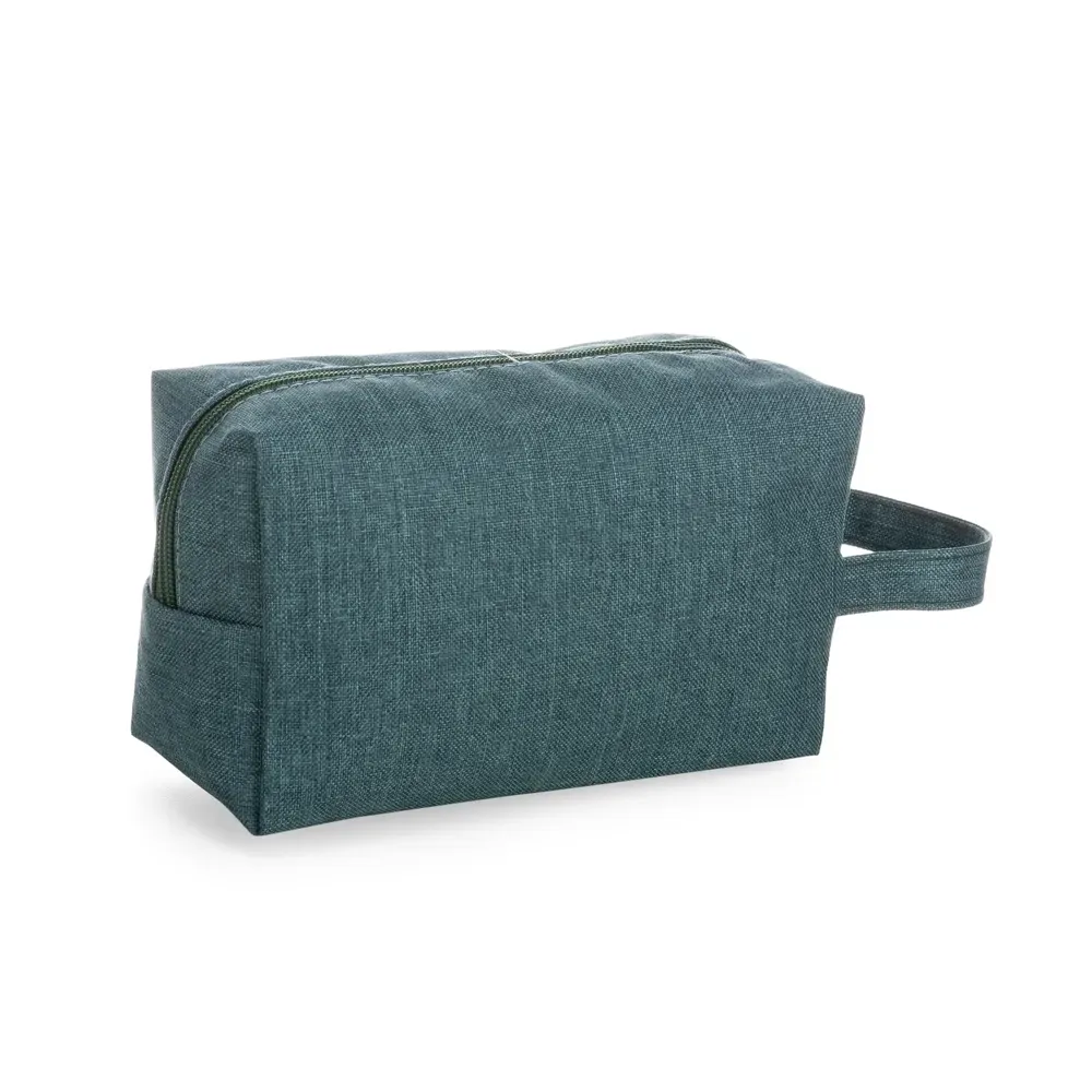 Nécessaire de Nylon Multiuso Personalizada, cor verde