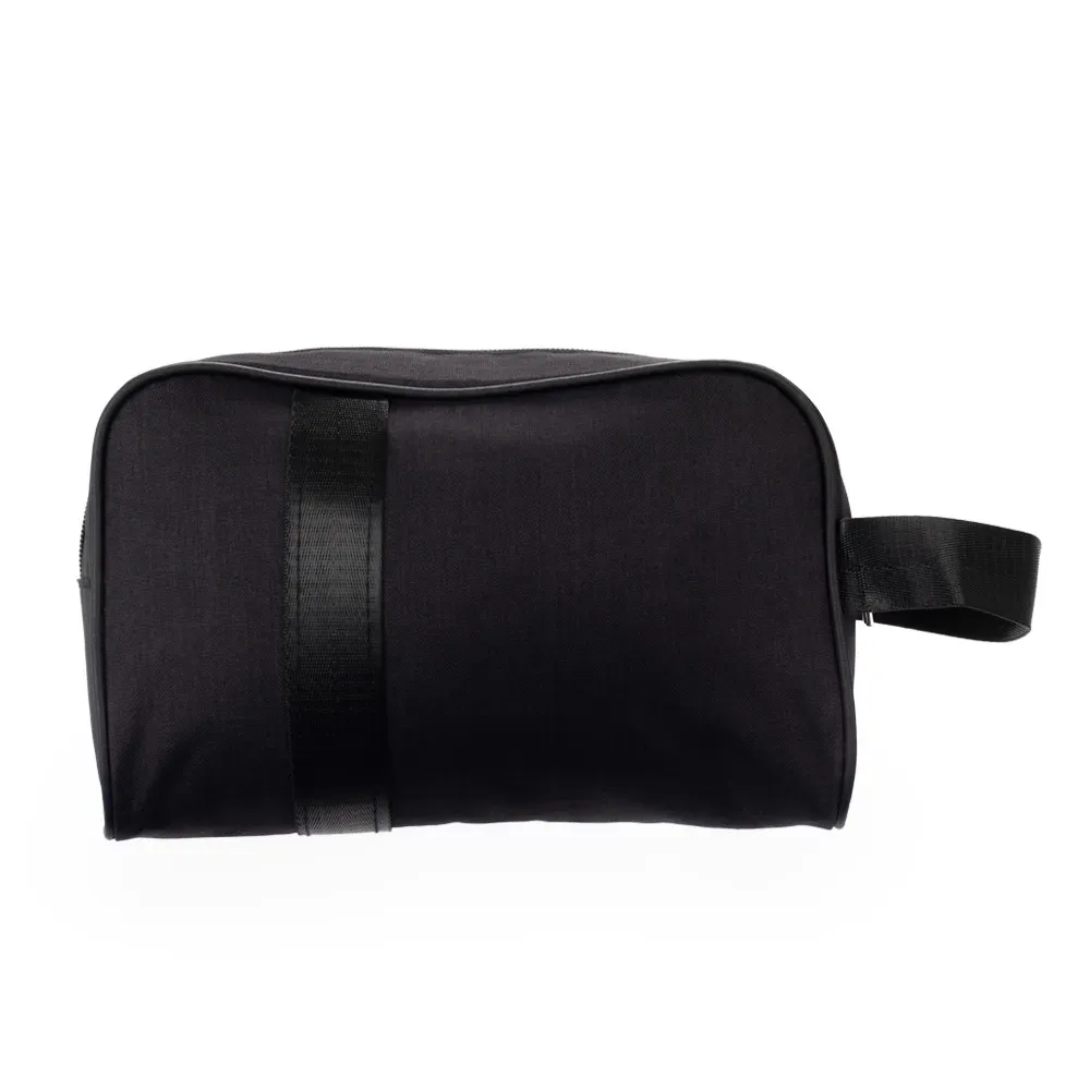 Nécessaire em Oxford com Faixa em Nylon Personalizada, cor preto