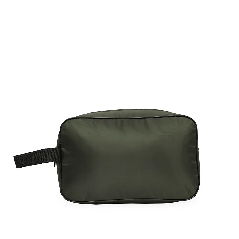 Nécessaire de Poliéster com Revestimento em PVC Personalizada, cor verde