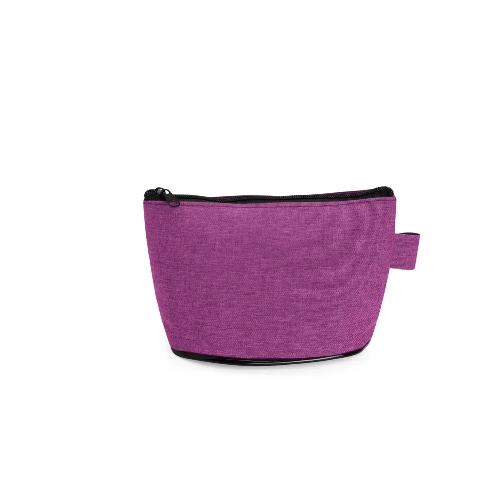 Nécessaire de Poliéster PVC Mescla 12cm Personalizada, cor rosa