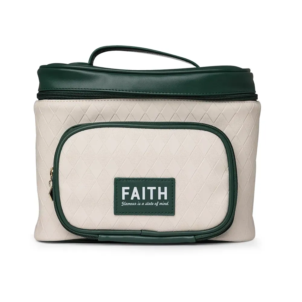 Nécessaire de PU com Organizador de Joias Personalizada, cor verde