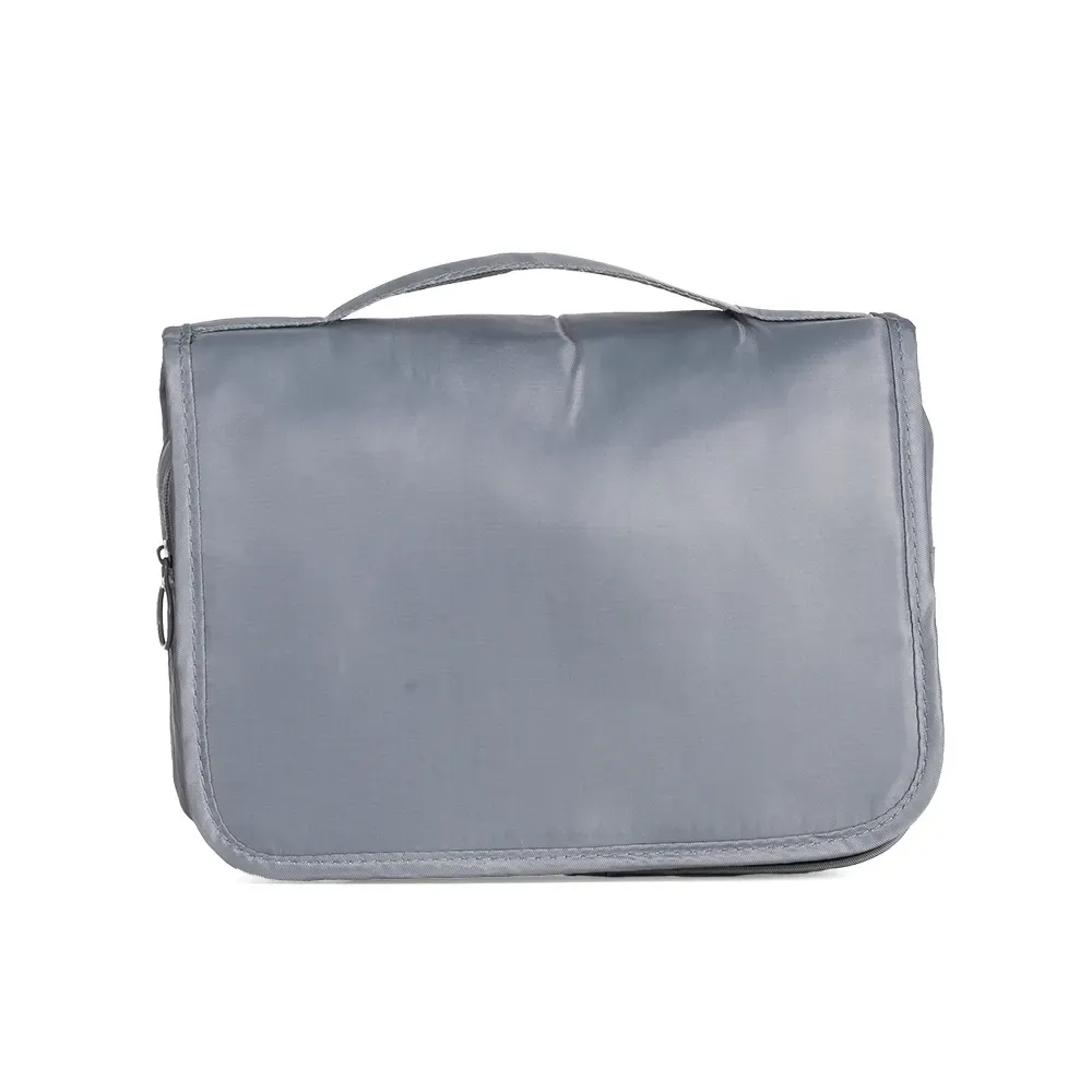 Nécessaire Organizadora de Sarja Travel Personalizada, cor cinza