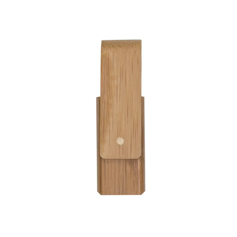 Pen Drive Bambu Giratório Compacto 4GB, cor madeira