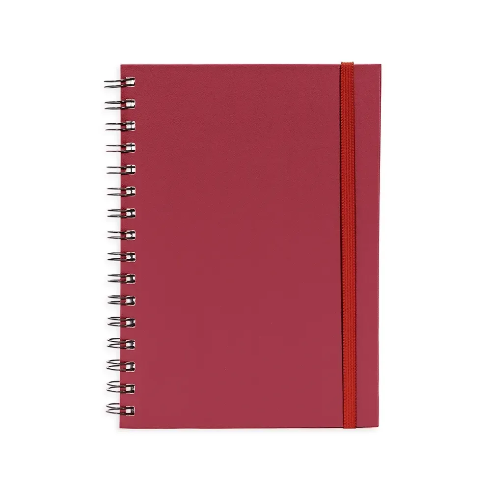 Planner Cromato Anual personalizado vermelho