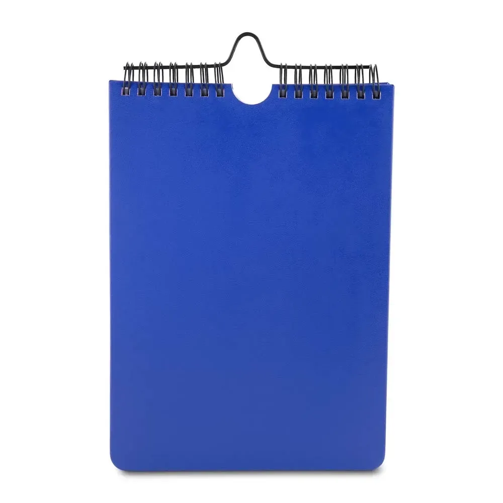 Planner Diário PU personalizado azul