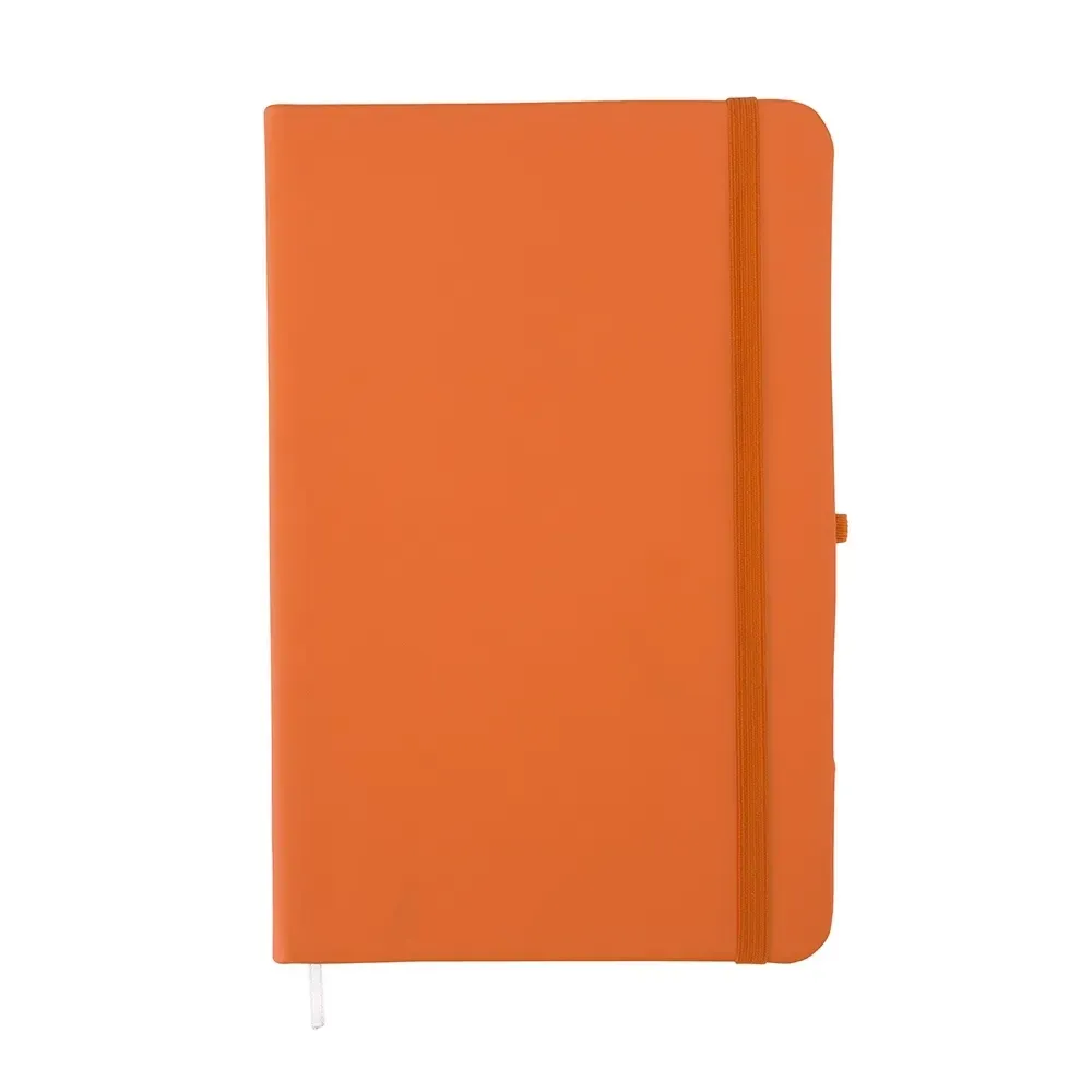 Planner Emborrachado Anual personalizado laranja