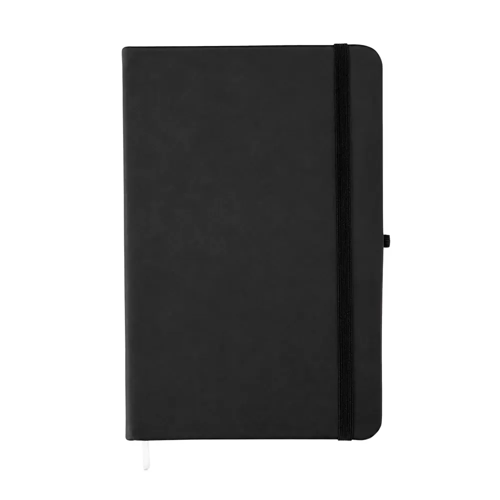 Planner Emborrachado Anual personalizado preto
