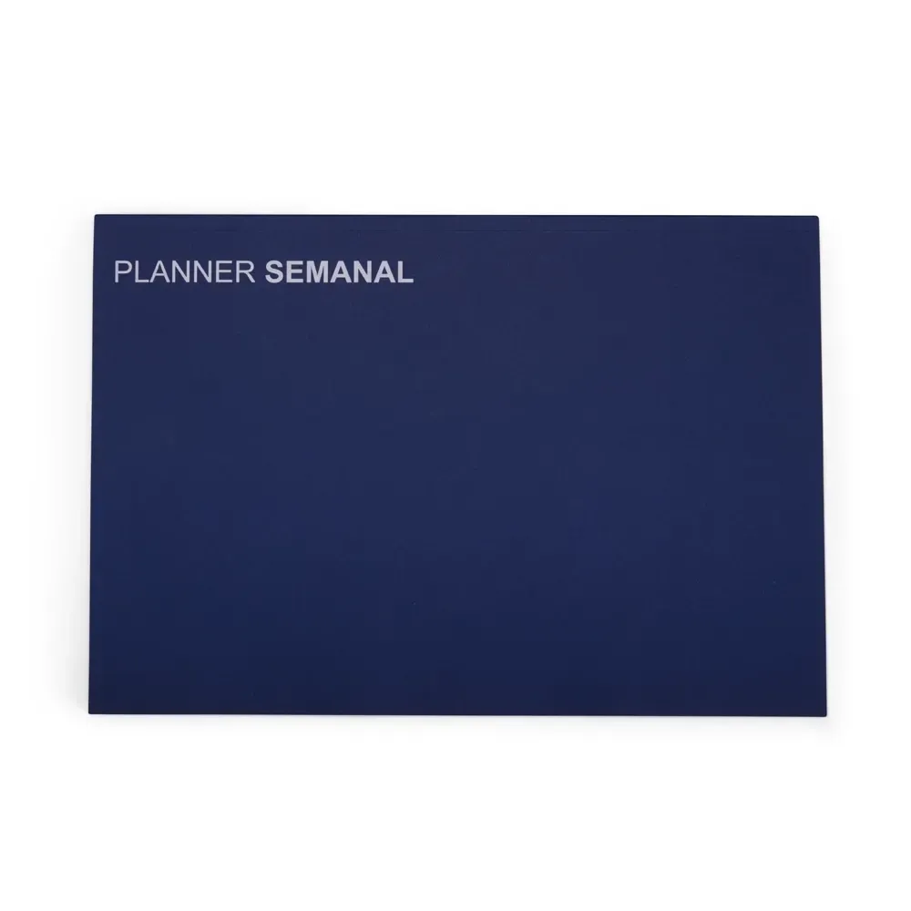 Planner Semanal personalizado azul