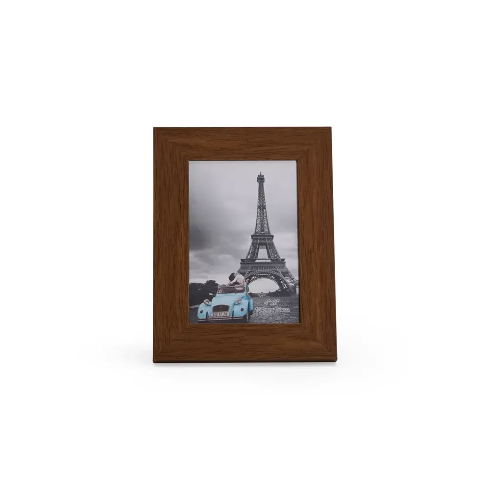Porta-Retrato Personalizado em PVC Dourado com 6 Cores, cor marrom