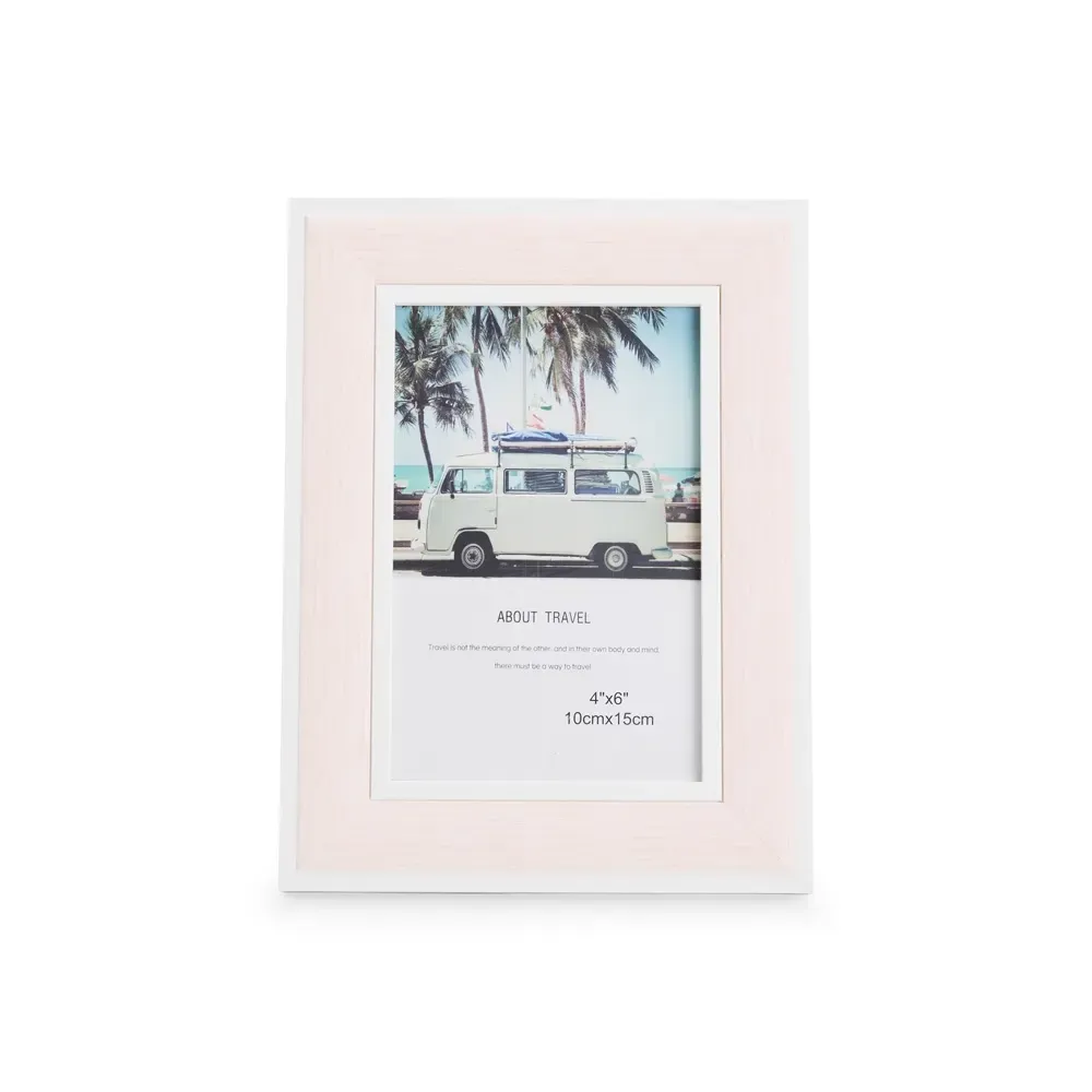 Porta-Retrato Personalizado em PVC nas Cores Rosa e Verde, cor rosa