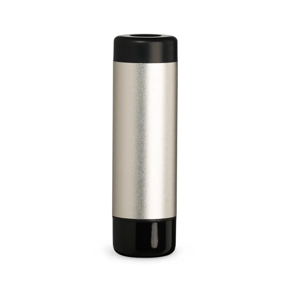 Power Bank 4.000mAh com Lanterna Personalizado, cor prata