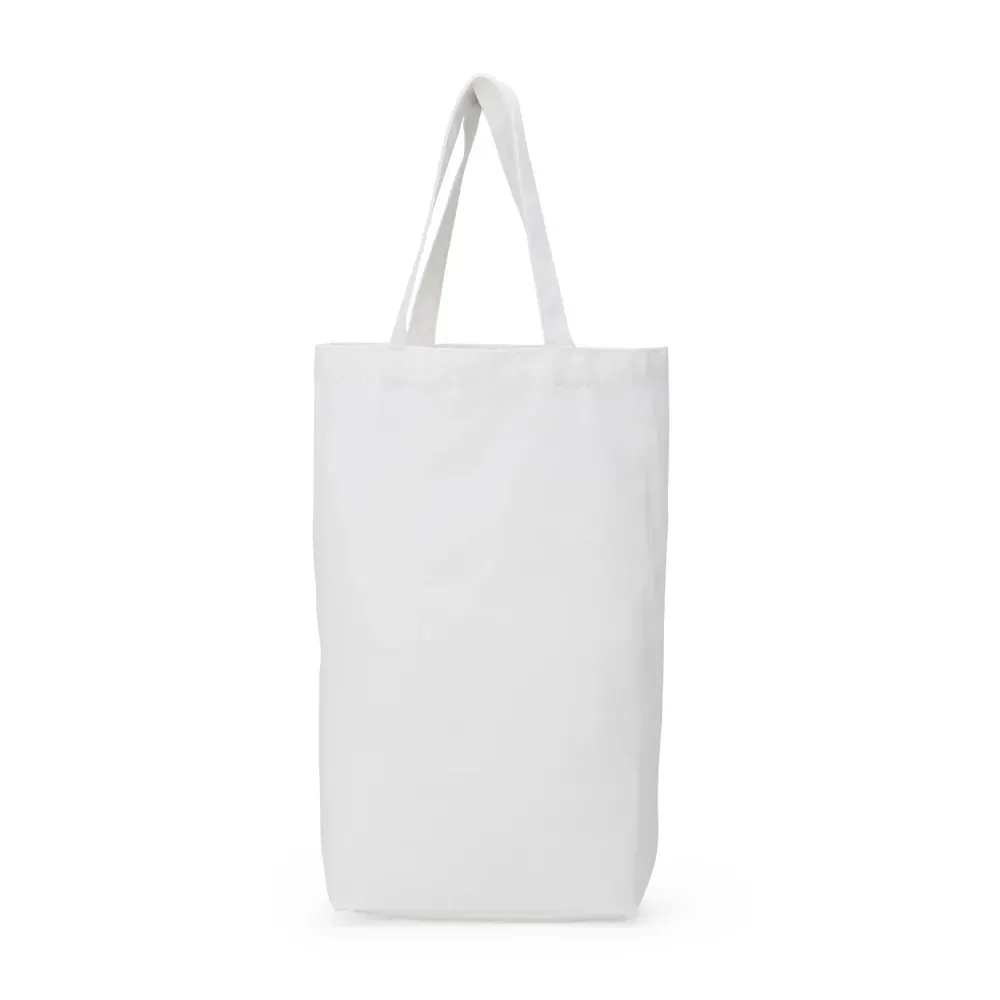 Sacola de algodão personalizada 280g/m², cor branca