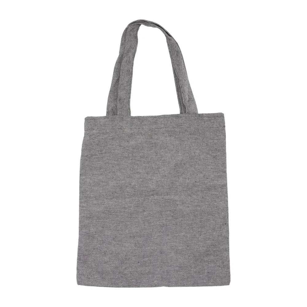 Sacola de algodão personalizada com alça interna 37x32cm, cor preta