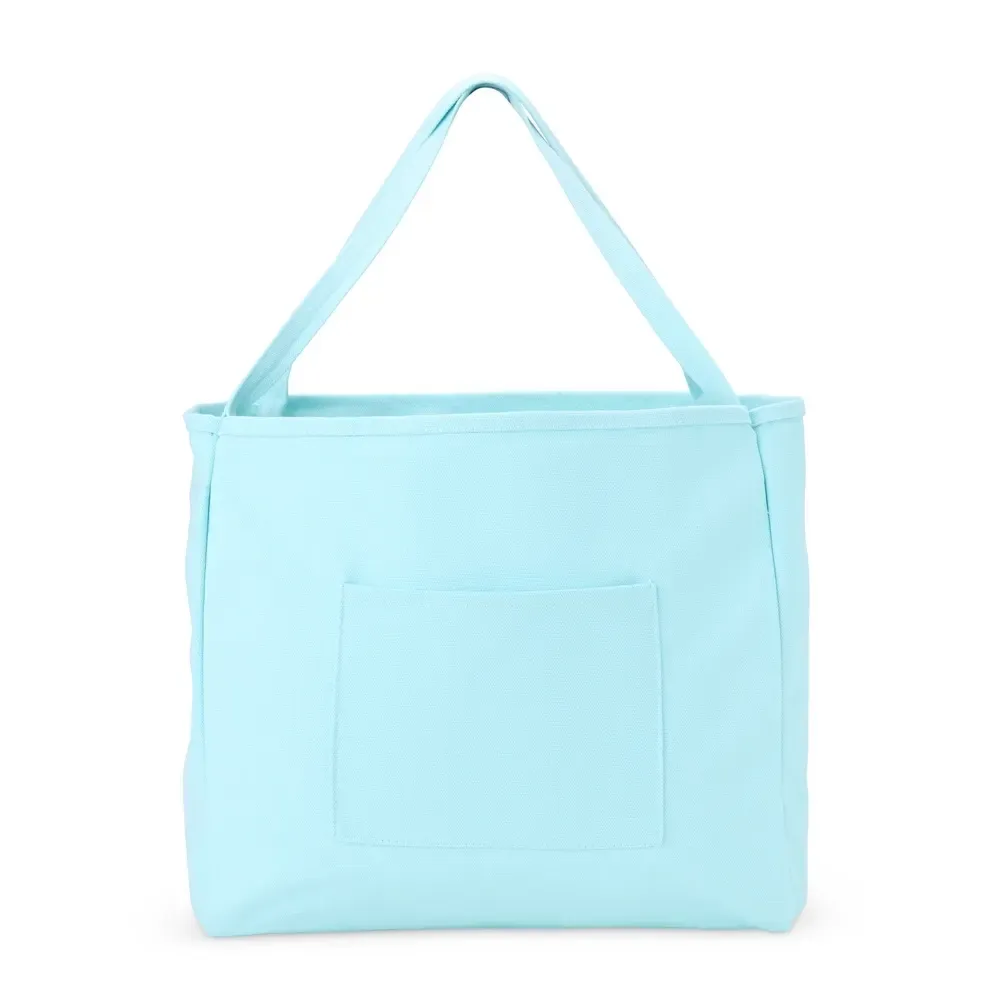 Sacola de lona personalizada 20 litros, cor azul claro