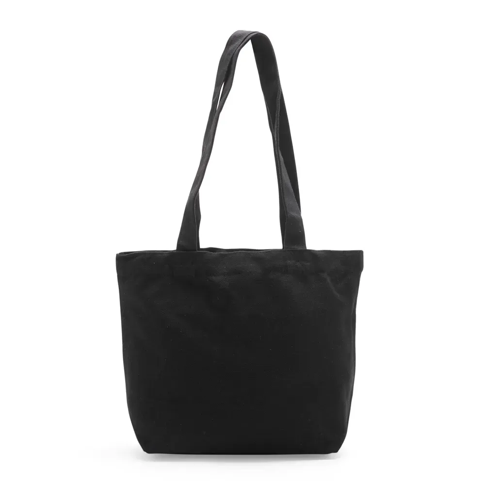 Sacola de lona personalizada 24x35cm, cor preta
