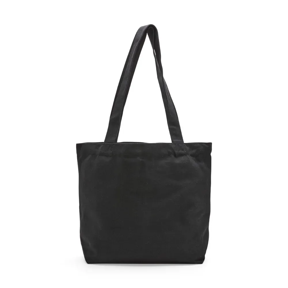 Sacola de lona personalizada 32x43cm, cor preta