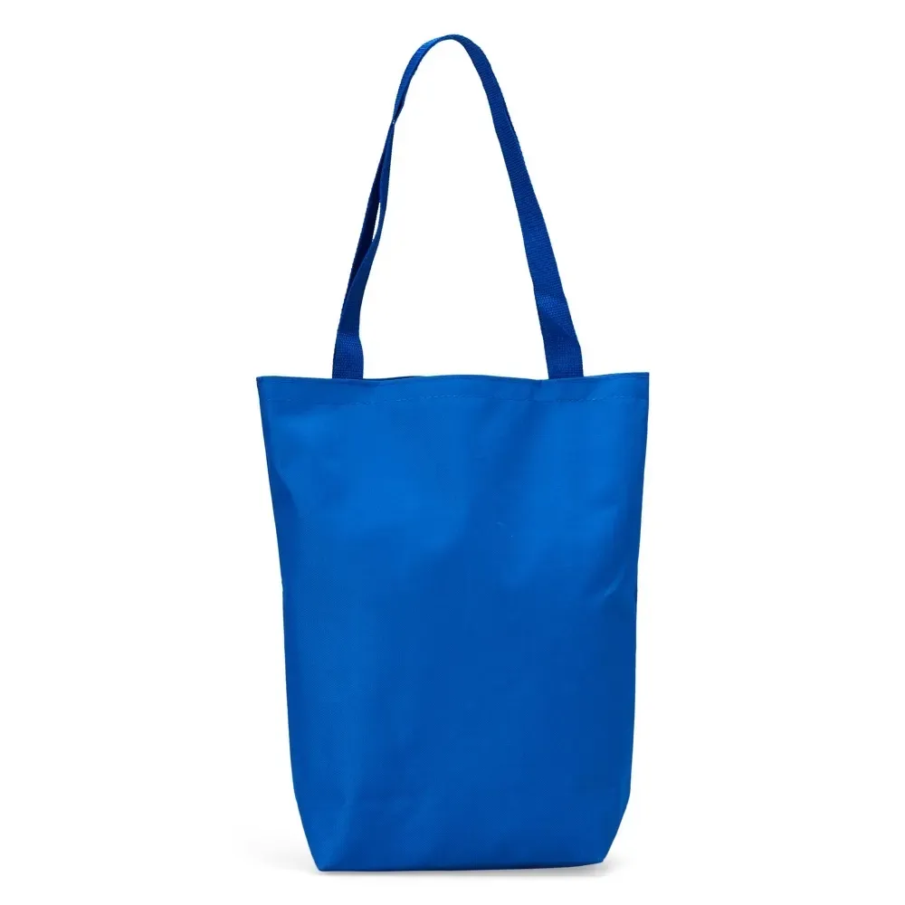 Sacola de nylon personalizada, cor azul