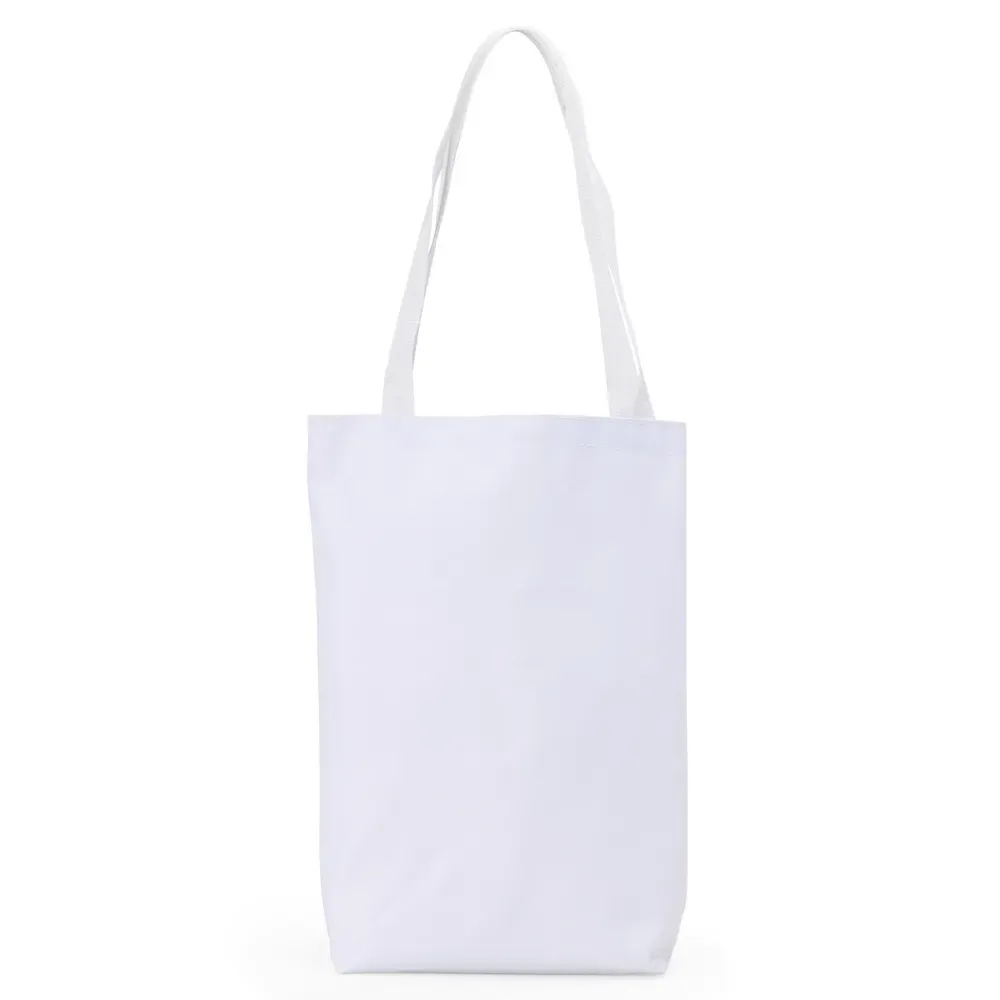 Sacola de nylon personalizada, cor branca