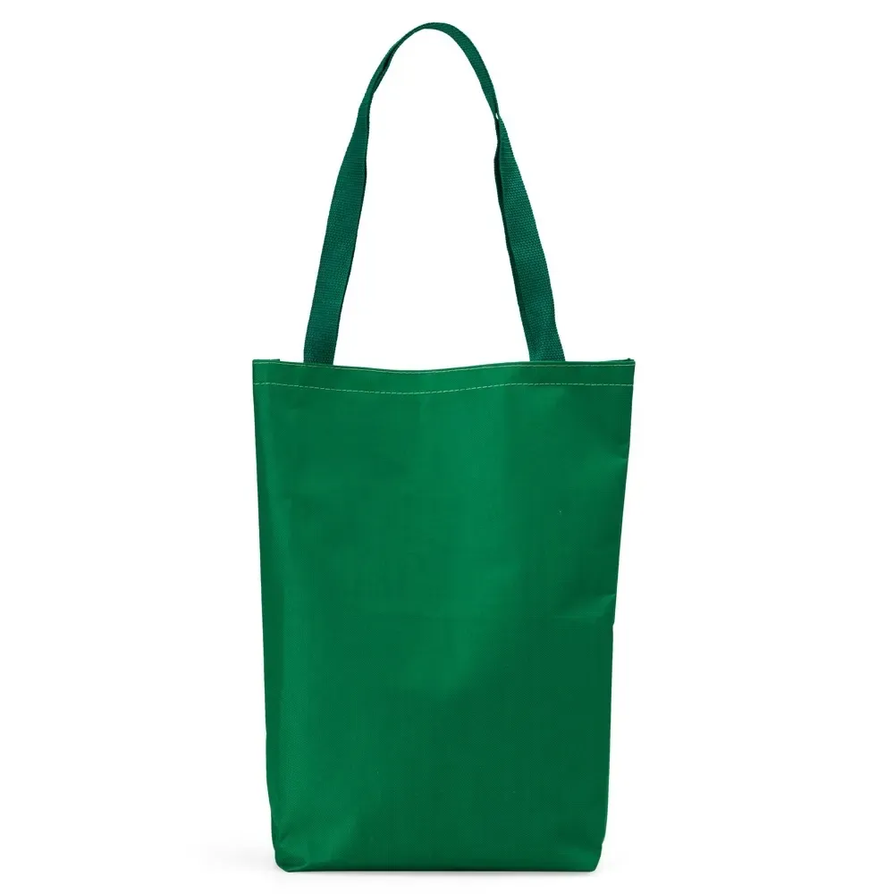 Sacola de nylon personalizada, cor verde