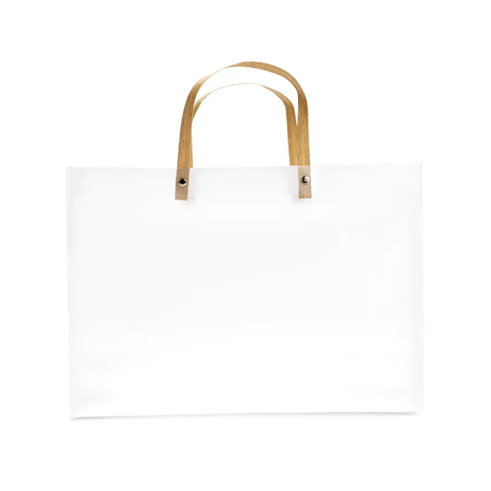 Sacola plástica PP personalizada 25x35cm, transparente