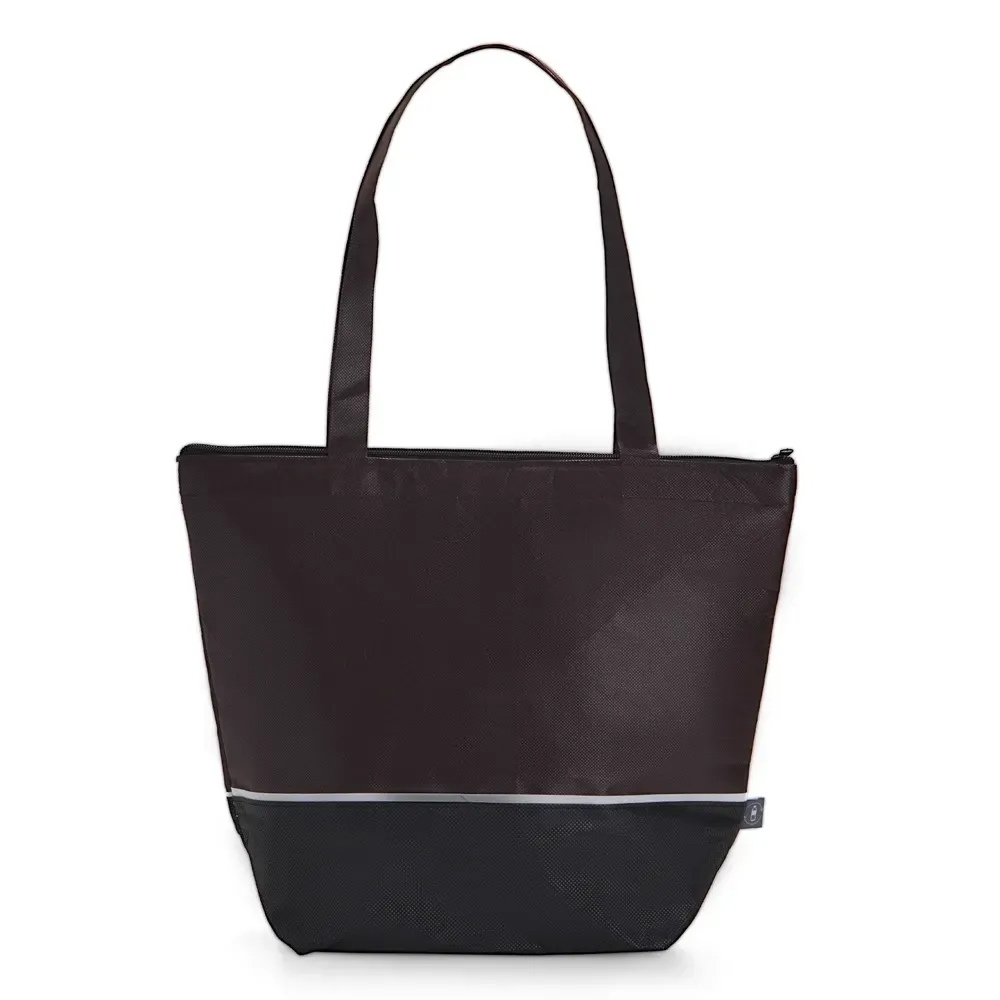 Sacola térmica rPET personalizada 10 litros, cor marrom