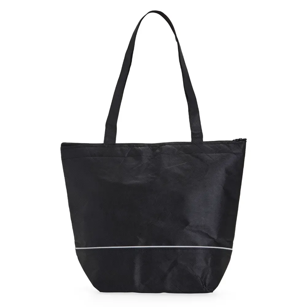 Sacola térmica rPET personalizada 10 litros, cor preta